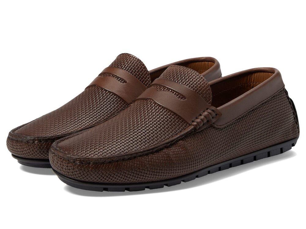 BRUNO MAGLI XANE BROWN WOVEN EU 44 (US MEN'S 11) D (M)
